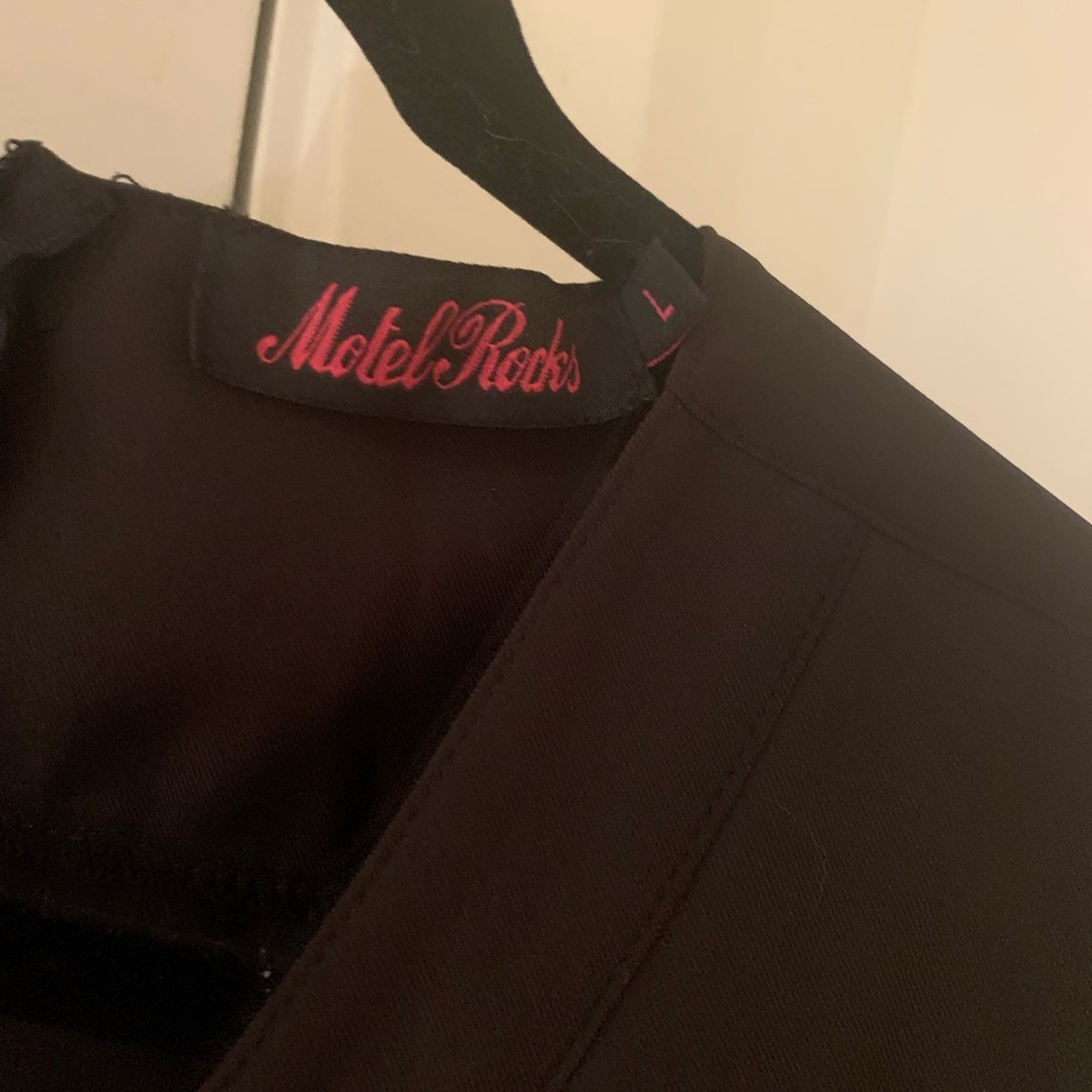 Motel Rocks formal black romper - Picture 3 of 5